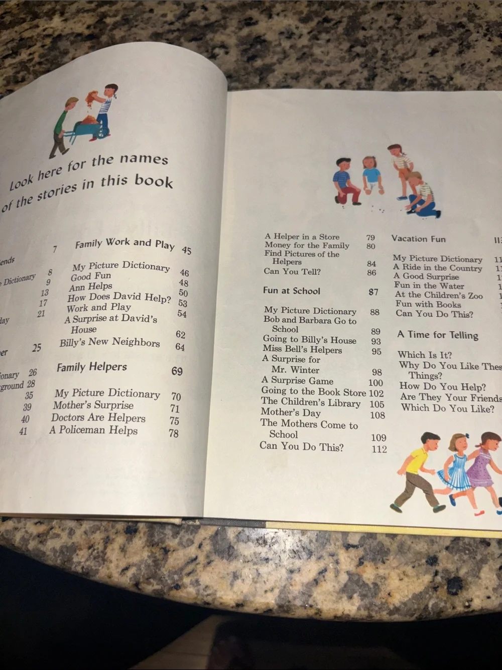 Billy's Friends Kids Story Book - Yellow Cover